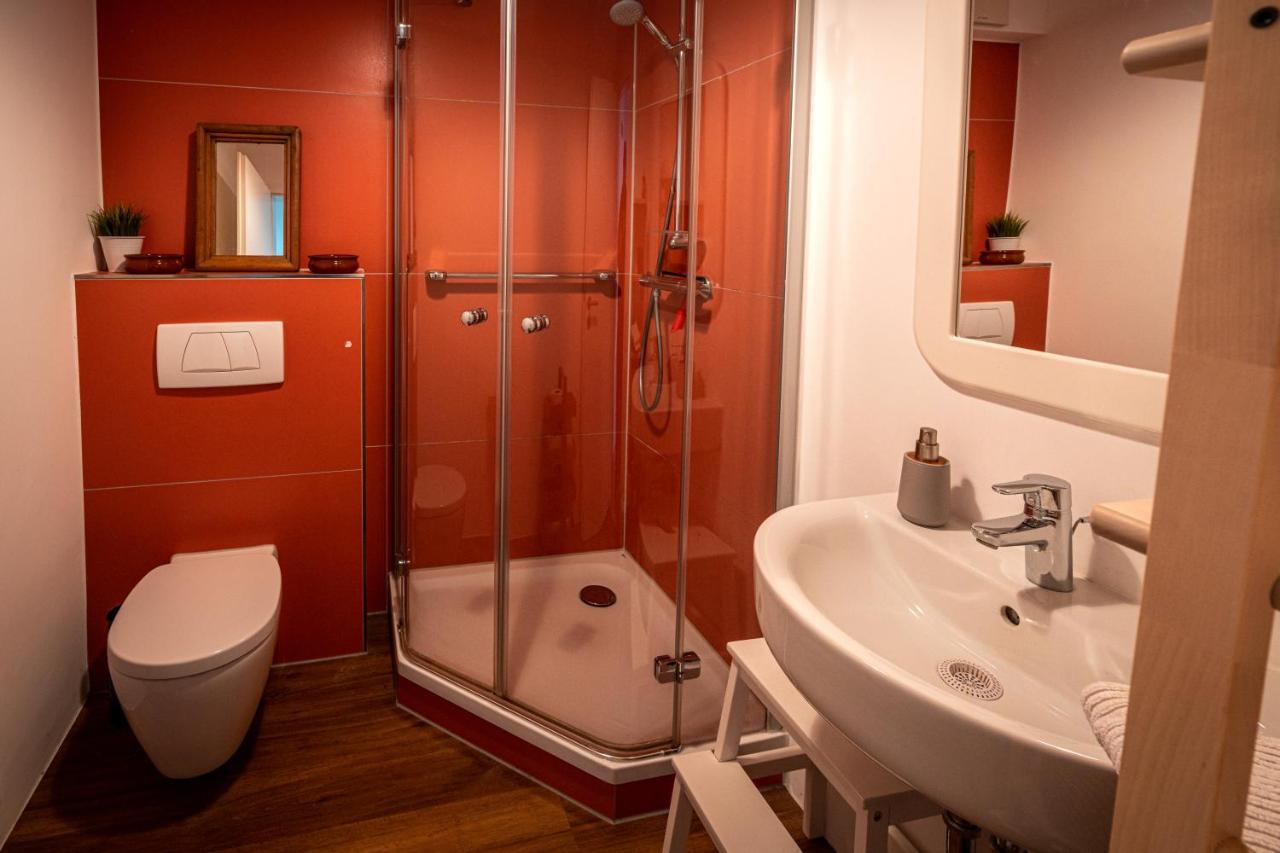 3-Raum-Appartement Hygge ザスニッツ エクステリア 写真